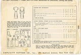 Simplicity 4779: 1940s Uncut Misses WWII Dress Sz 38 Bust Vintage Sewing Pattern