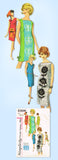 1960s Original Vintage Simplicity Pattern 5309 Easy Uncut Misses Sun Dress 34 B