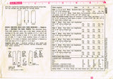 1960s Original Vintage Simplicity Pattern 5309 Easy Uncut Misses Sun Dress 34 B