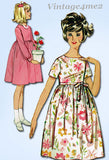 1960s Vintage Simplicity Sewing Pattern 5429 Uncut Toddler Girls Dress Size 2