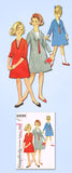 1960s Vintage Simplicity Sewing Pattern 5636 Uncut Girls Mod Dress Size 8 vintage4me2