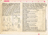 1960s Vintage Simplicity Sewing Pattern 5731 11.5in Tressy High Heel Doll Clothes