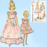 1960s Vintage Simplicity Sewing Pattern 5771 Cute Tammy & Pepper Doll Clothes