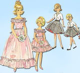 1960s Vintage Simplicity Sewing Pattern 5771 Cute Tammy & Pepper Doll Clothes
