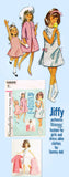 1960s Vintage Simplicity Sewing Pattern 5899 FF Girls Dress & Coat Sz 8 w Tammy Dress