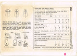 1960s Vintage Simplicity Sewing Pattern 6565 Toddler Girls High Yoke Dress Sz 4
