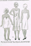 1930s Vintage Simplicity Sewing Pattern 7052 Little Girls Slip Set Size 12 30 B