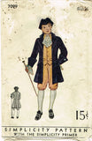 1930s Original VTG Simplicity Pattern 7099 Uncut Toddler Boys Colonial Costume 6