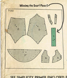 Simplicity 7120: 1930s Stunning Misses Bias Cut Gown 32 B Vintage Sewing Pattern