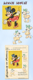 1940s Vintage Simplicity Transfer Pattern 7125 Uncut Rare Minnie Mouse Bedspread - Vintage4me2