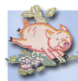 1940s VTG Simplicity Embroidery Transfer 7136 Uncut Barnyard Animal Baby Motifs