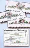 1940s Vintage Simplicity Sewing Pattern 7139 Uncut Floral Pillowcase Motifs