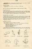 1940s Vintage Simplicity Sewing Pattern 7139 Uncut Floral Pillowcase Motifs