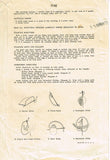 1940s Vintage Simplicity Sewing Pattern 7140 Uncut Floral Pillowcase Motifs