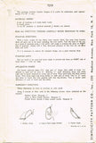 1940s Orig Vintage Simplicity Embroidery Transfer 7219 Uncut French Chef Motifs