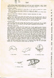 1940s Vintage Simplicity Sewing Pattern 7247 Uncut Cutwork Fruit Luncheon Set