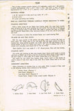 1940s VTG Simplicity Embroidery Transfer 7249 Uncut Baby Bib & Tray Cloth Motifs