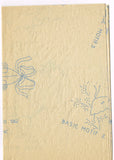 1940s Vintage Simplicity Embroidery Transfer 7262 Uncut Lingerie Layette Motifs