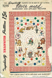 1940s Vintage Simplicity Transfer Pattern 7279 Uncut Kids Circus Quilt - Vintage4me2