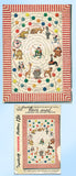 1940s Vintage Simplicity Transfer Pattern 7279 Uncut Kids Circus Quilt - Vintage4me2
