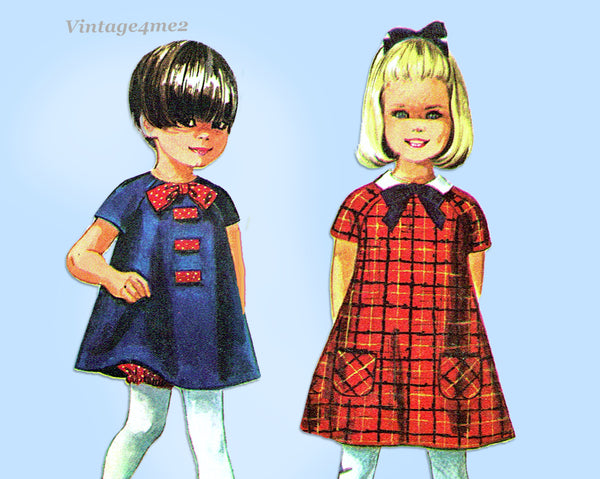 Simplicity 7331: 1960s Toddler Girls A Line Dress Size 6 Vintage Sewin Vintage4me2 Simplicity 7331: 1960s Toddler Girls A Line Dress Size 6 Vintage Sewin Vintage4me2