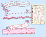 1940s Vintage Simplicity Sewing Pattern 7350 Uncut Goodnight Pillowcases - Vintage4me2