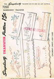 1940s Vintage Simplicity Sewing Pattern 7350 Uncut Goodnight Pillowcases - Vintage4me2