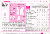 1960s Vintage Simplicity Sewing Pattern 7692 Cute Swim Suit & Cover Up Size 34 B