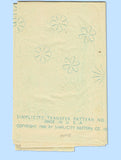 1940s Vintage Simplicity Embroidery Transfer 7408 Uncut Sequin Clothing Trims