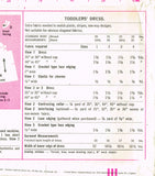 Fabric Requirements and Notions for Simplicity 7561