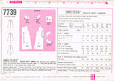 Simplicity 7739: 1960s Sweet Toddler Girls Dress Size 6 Vintage Sewing Pattern