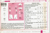 Simplicity 8016: 1960s Cute Baby Girls High Yoke Dress 6m Vintage Sewing Pattern