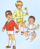 1960s Vintage Simplicity Sewing Pattern 8118 Uncut Toddler Boys Suit Size 2