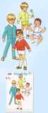 1960s Vintage Simplicity Sewing Pattern 8118 Uncut Toddler Boys Suit Size 2