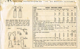Simplicity 8402: 1950s Stylish Misses Afternoon Dress 34B Vintage Sewing Pattern