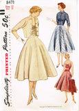 Simplicity 8471 Skirt, Jacket and Boned Bodice
