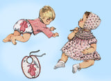 1960s Vintage Simplicity Sewing Pattern 8761 Uncut Infant Baby Layette Set ORIG