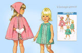 Simplicity 9239: 1970s Uncut Baby Girls Dress & Coat Sz 2 Vintage Sewing Pattern