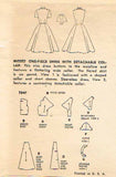 1950s Vintage Simplicity Sewing Pattern 3847 Misses Sleeveless Sun Dress Size 16