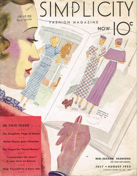 Digital Download E-Book Simplicity Summer 1930s Catalog 43 Pages Color Pictures