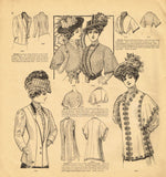 Digital Download Butterick Fashion Flyer June 1908 Small Sewing Pattern Catalog