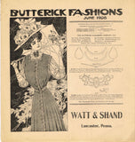 Digital Download Butterick Fashion Flyer June 1908 Small Sewing Pattern Catalog