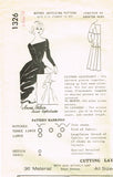1950s Vintage Spadea Sewing Pattern 1326 Uncut Anne Klein Cocktail Dress Sz 36 B