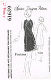 1960s Original Vintage Spadea Designer Pattern 61659 Uncut Cocktail Dress Sz 31B