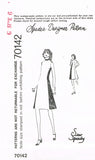 1970s Original Vintage Spadea Designer Pattern 70142 Misses A-Line Dress Sz 31 B