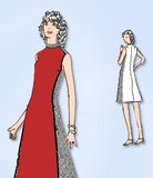 1970s Original Vintage Spadea Designer Pattern 70142 Misses A-Line Dress Sz 31 B