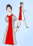 1970s Original Vintage Spadea Designer Double Pattern 2 Dresses Sz 32-36 Bust