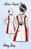 1960s Vintage Spadea Designer Pattern N-1016 Uncut Harvey Berin Mod Dress Sz 33B - Vintage4me2