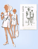 1960s Vintage Spadea Designer Pattern NA-2172 Uncut Misses Tennis Dress Sz 31 B