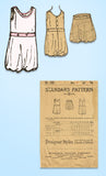 1920s Vintage Standard Sewing Pattern 1925 Little Girls Circular Bloomers Sz 12 - Vintage4me2